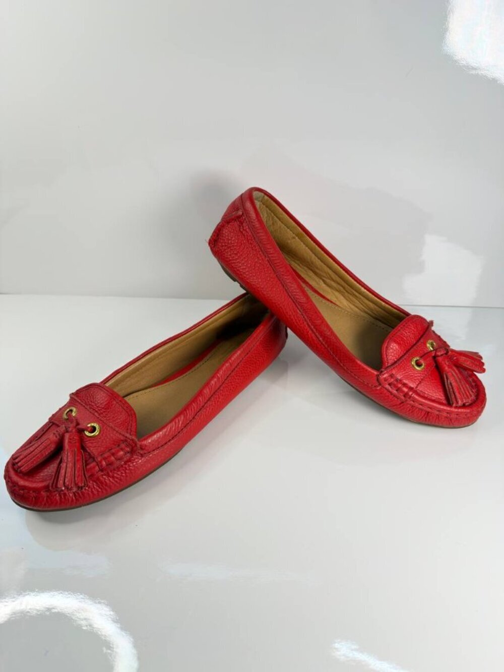 Coach Women’s Leather Flats – Size 7B